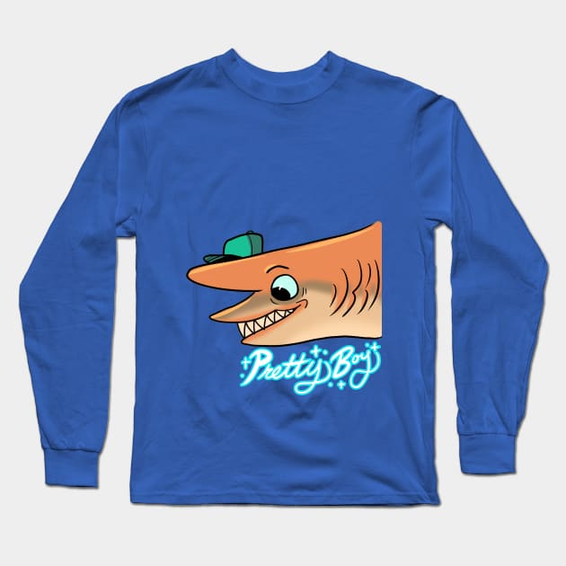 Sharks With Hats - Goblin Shark Long Sleeve T-Shirt by ProfessorBees